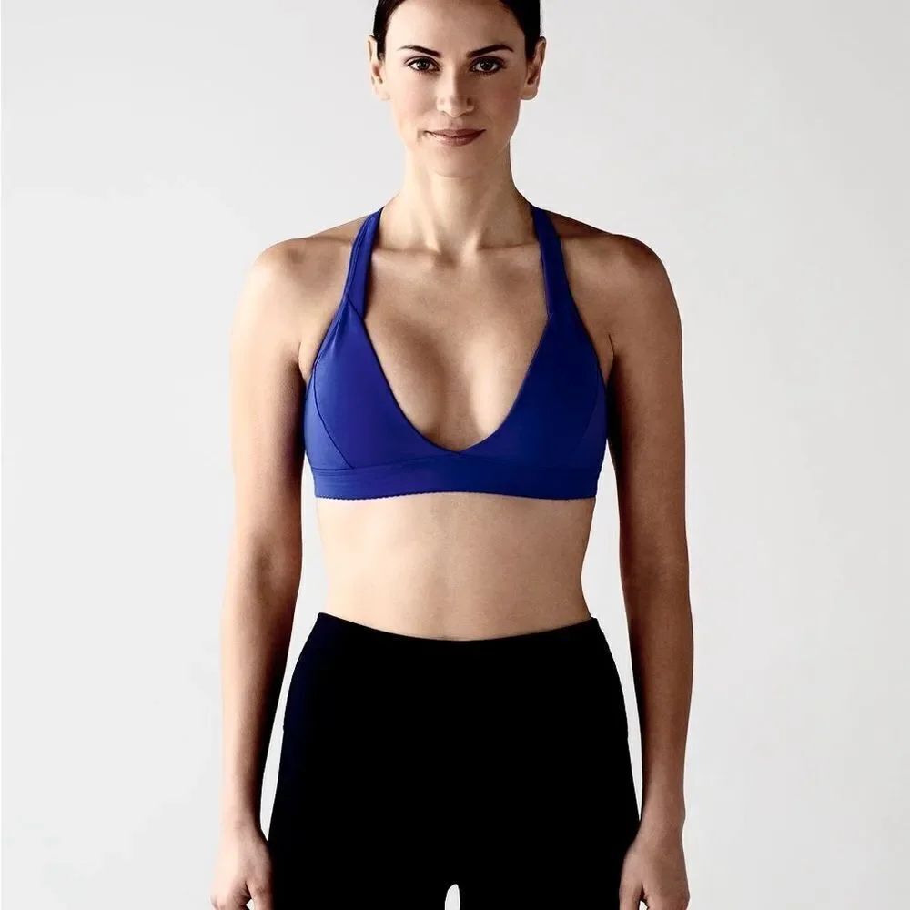 NWT New LULULEMON All Day Breeze Triangle Bra TRNV True Navy 6